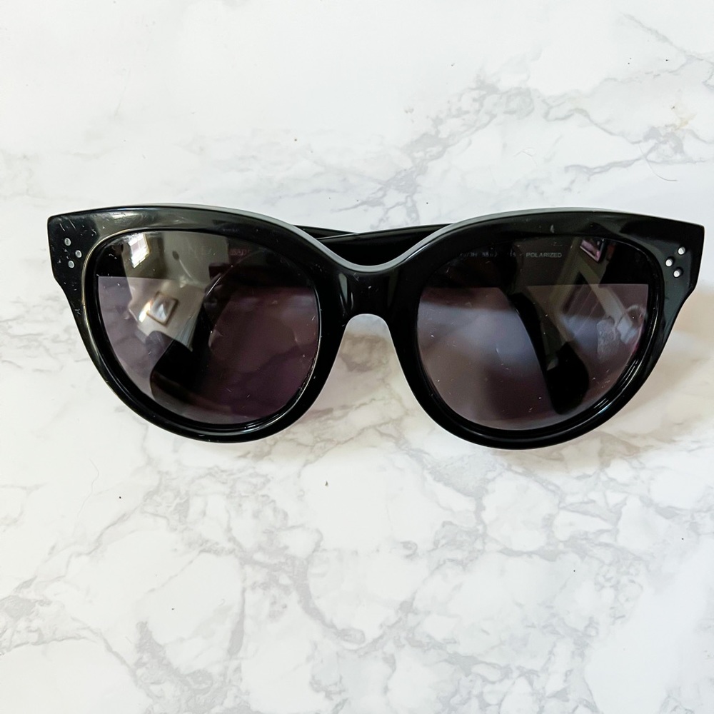 Celine cat eye polarized sunglasses